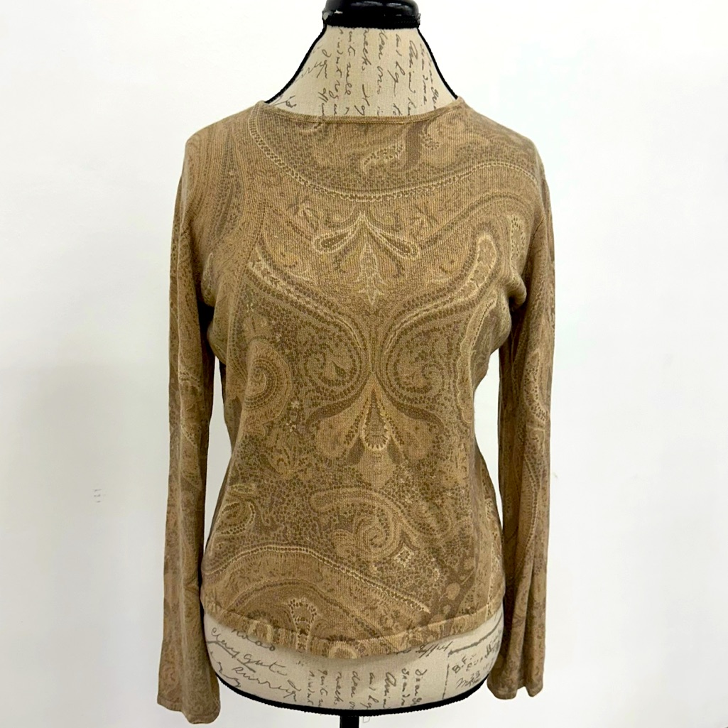 Lauren Ralph Lauren Vintage Silk And Cashmere Sweater
